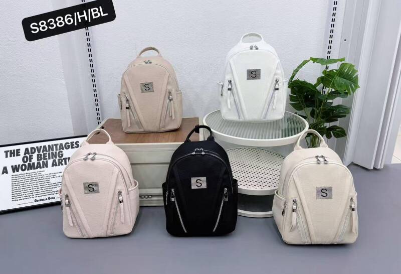 Plecak damskie Roz Standard Mix Kolor Paszka 6 szt